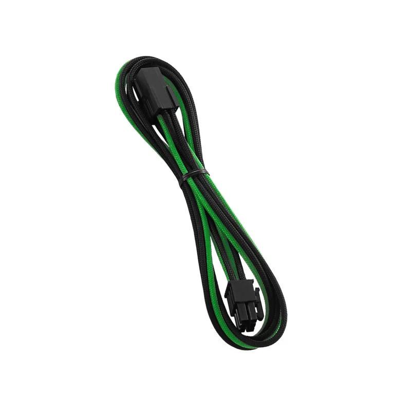 CableMod - ModFlex 6 Pin PCI-E Sleeved Cable Extensions - Black/Green - كابل